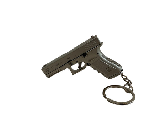 Glock 17 Metal Keychain